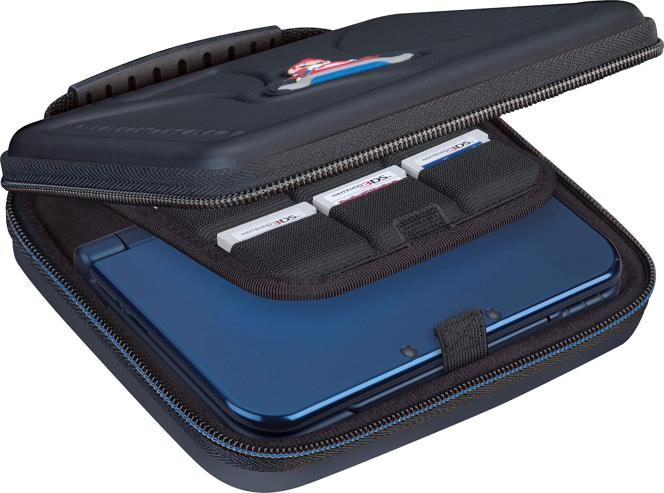 Game Traveler Nintendo 3DS or 2DS Case - Compatible with Nintendo 3DS, 3DS XL, 2DS, 2DS XL, New 3DS, 3DSi, 3DSi XL - Includes Game Card Pouch - Licensed by Nintendo