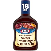 Sweet Brown Sugar Slow-Simmered Barbecue Sauce, 18 oz Bottle