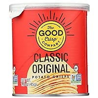 The Good Crisp Company, Original Flavor Potato Crips, 1.6 Oz (Pack of 12)