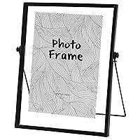5x7 Picture Frames,Black Photo Frame Decor with Plexiglas Cover High Definition Glass Desk Pictures Display