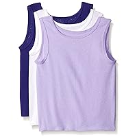 Fruit of the Loom Toddler Girls 3 Pack Toddler Tank - Assorted