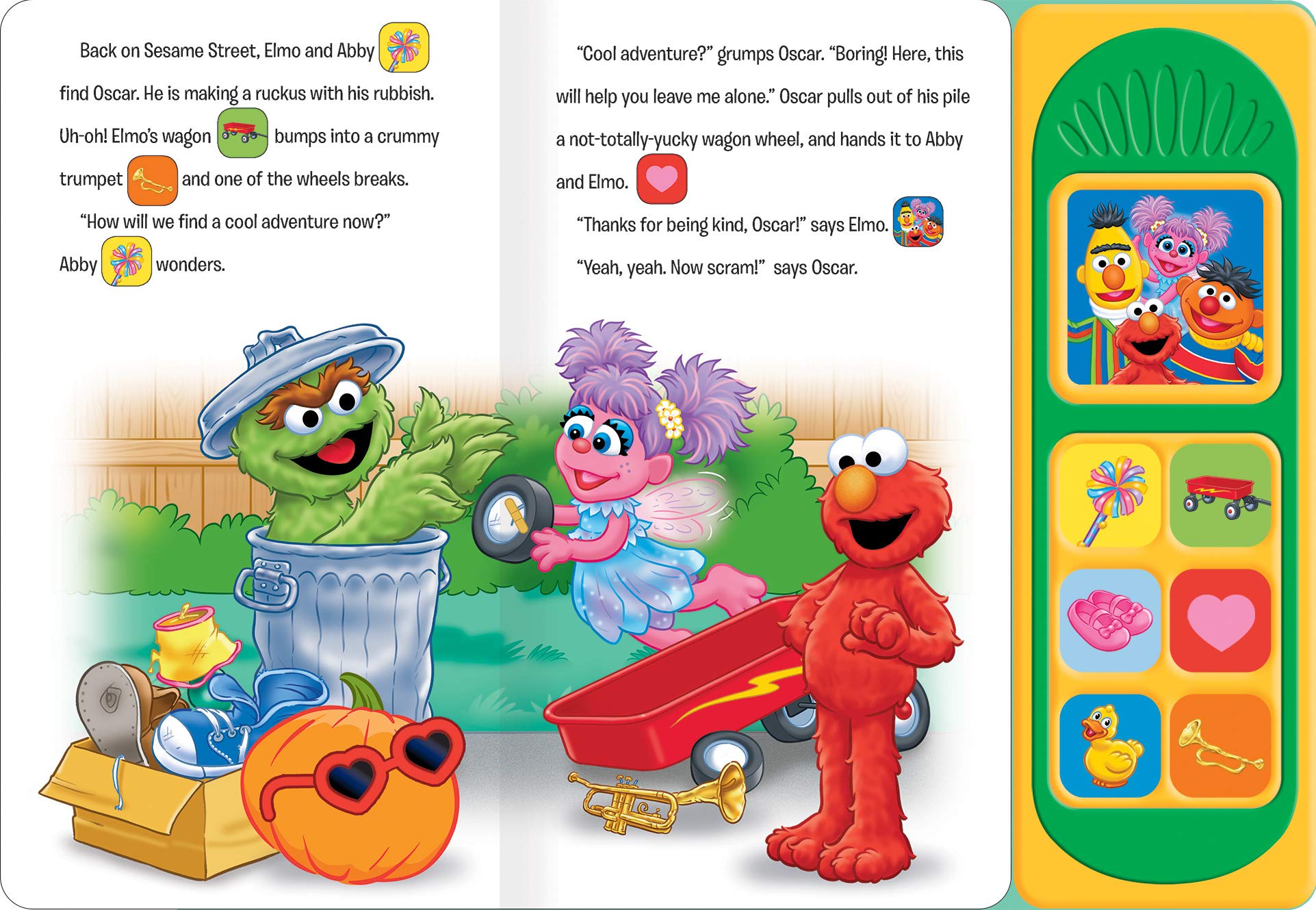 Sesame Street Elmo, Abby Cadabby, Zoe, and More! - It's Cool to Be Kind Sound Book - PI Kids (Play-A-Sound)