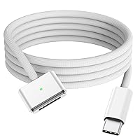 140W USB C to Magnetic 3 Cable, Compatible with MacBook Air (15-inch, M2, 2023), MacBook Air (13-inch, M2, 2022), MacBook Pro (14/16-inch, M2 max/pro, 2023), MacBook Pro (14/16-inch, M1, 2021), 6Ft