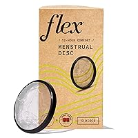 Menstrual Discs | Disposable Period Discs | Reduce Cramps & Dryness | Beginner-Friendly Tampon Alternative | Capacity of 5 Super Tampons | Made in Canada | 12 Count