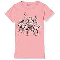 Marvel Girl's Retro Group T-Shirt