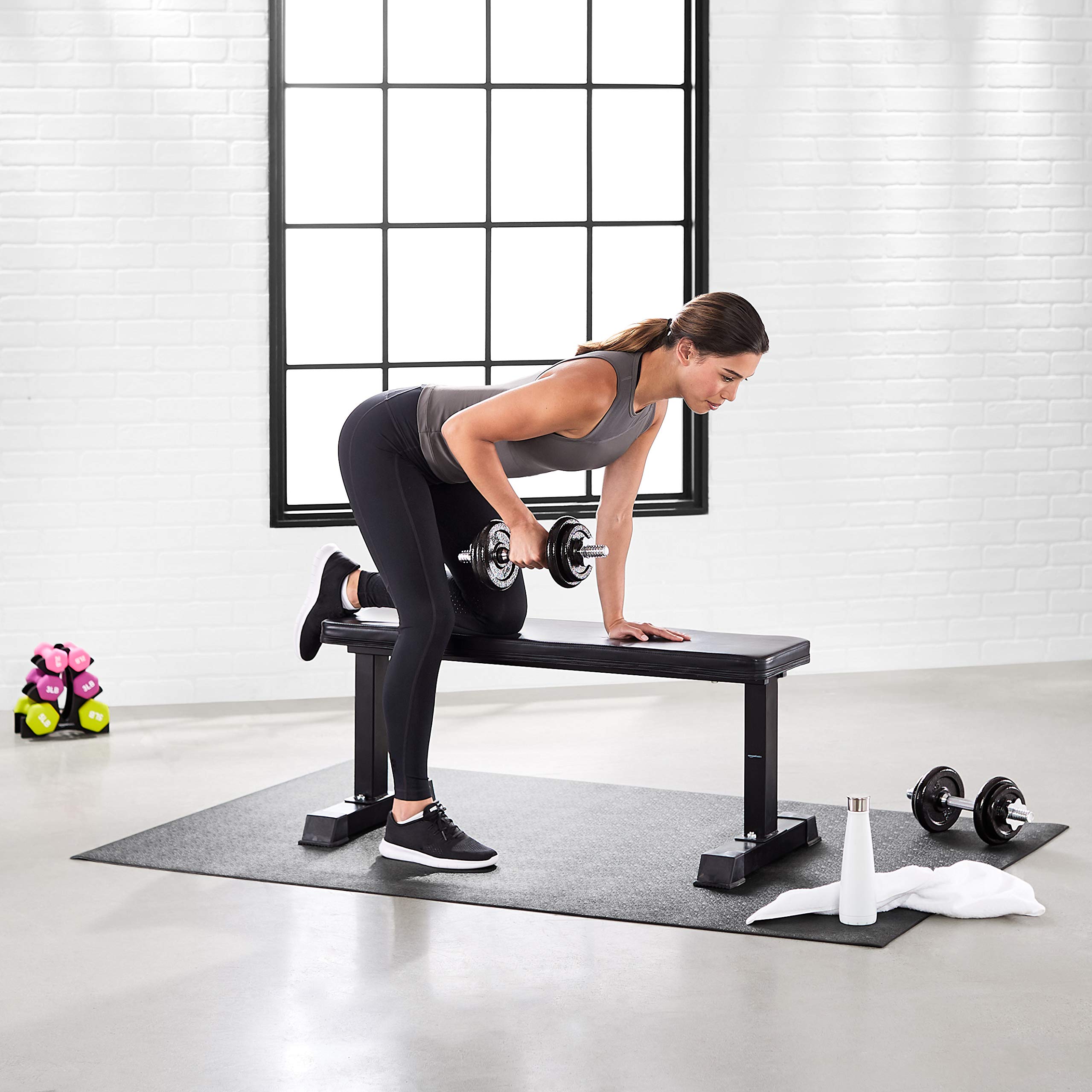 Amazon Basics High Density Exercise Equipment and Treadmill Mat