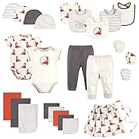 Touched by Nature Unisex Baby Organic Cotton Layette Set and Giftset