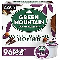 Dark Chocolate Hazelnut Coffee, Keurig Single Serve K-Cup Pods, 96 Count (4 Packs of 24)