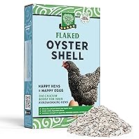 Flaked Oyster and Seashell Mix - Calcium Supplement for Chickens & Ducks (10lb)