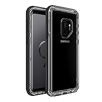 LifeProof Next Premium, Two-Piece, Dropproof, Dirtproof, Snowproof Clear Case for Samsung Galaxy S9 - Black Crystal