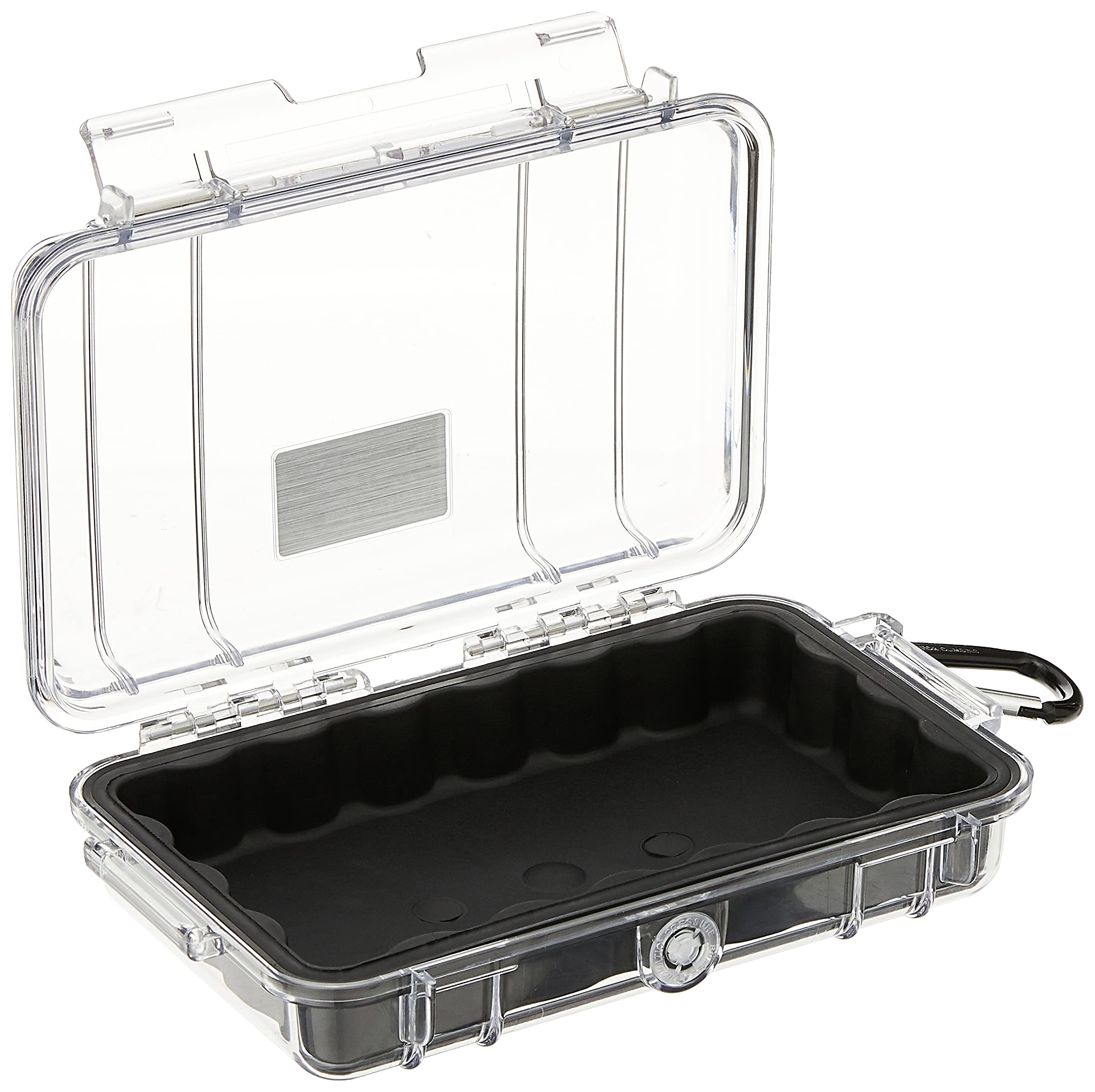 Pelican 1040 Micro Case, For iPhone 4, Water Resistant (Black/Clear), Model:1040-025-100