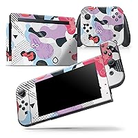 Compatible with Nintendo DSi XL - Skin Decal Protective Scratch-Resistant Removable Vinyl Wrap Cover - Geometric Modern Camouflage V1