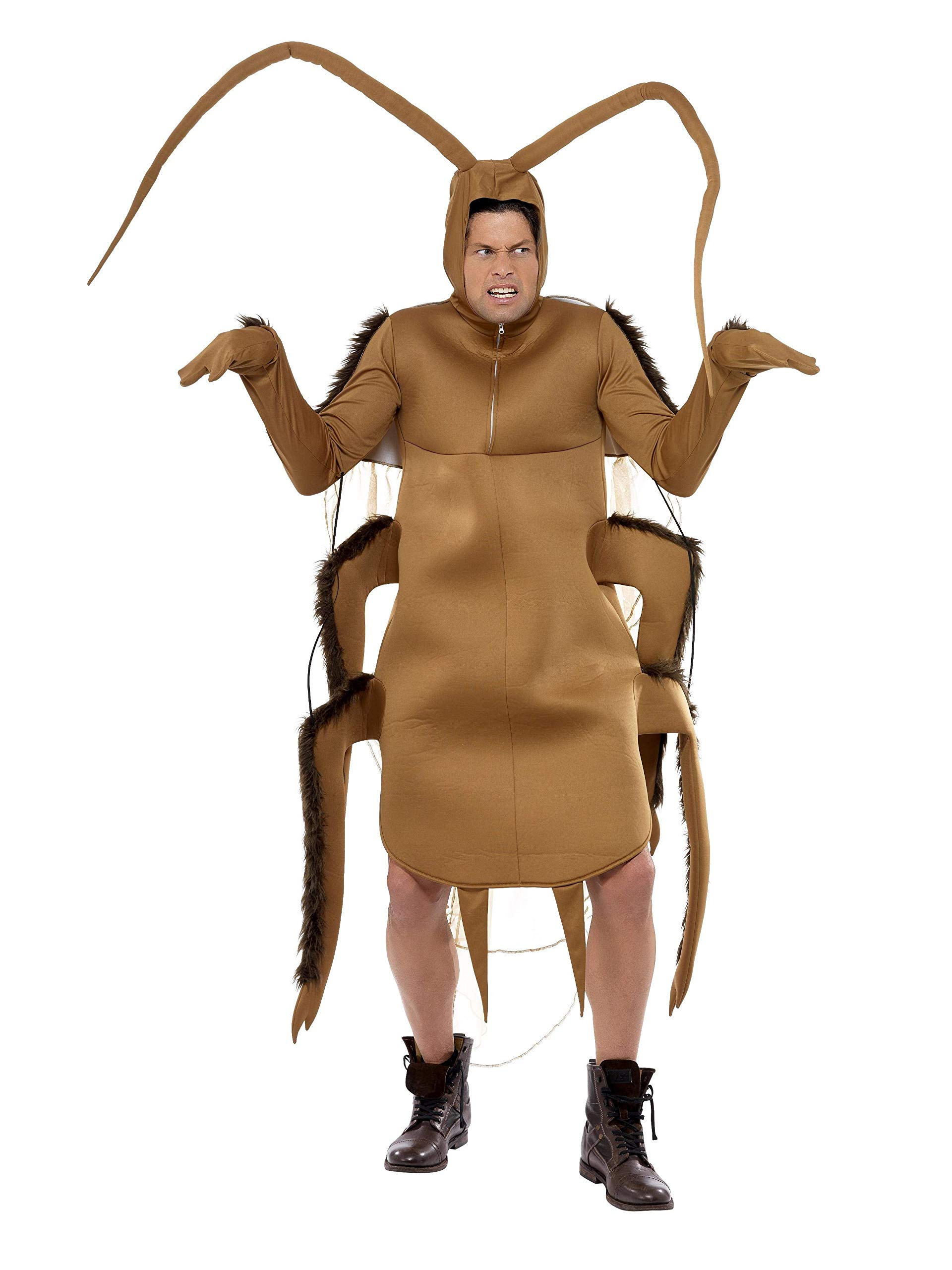 Smiffy's Men's Cockroach Costume Bodysuit with Sleeves