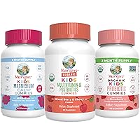 MaryRuth's Kids Multivitamin Gummies & Postbiotics, Kids Magnesium Gummies, and Kids Probiotic Gummies, 3-Pack Bundle for Immune Support, Bone Health, Calm & Relaxation Support, and Digestive Health