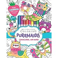 Kaleidoscope Coloring: Purrmaids, Llamacorns, and More!