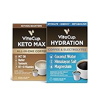 VitaCup Keto Max 18ct & Hydration 18ct Coffee Pods
