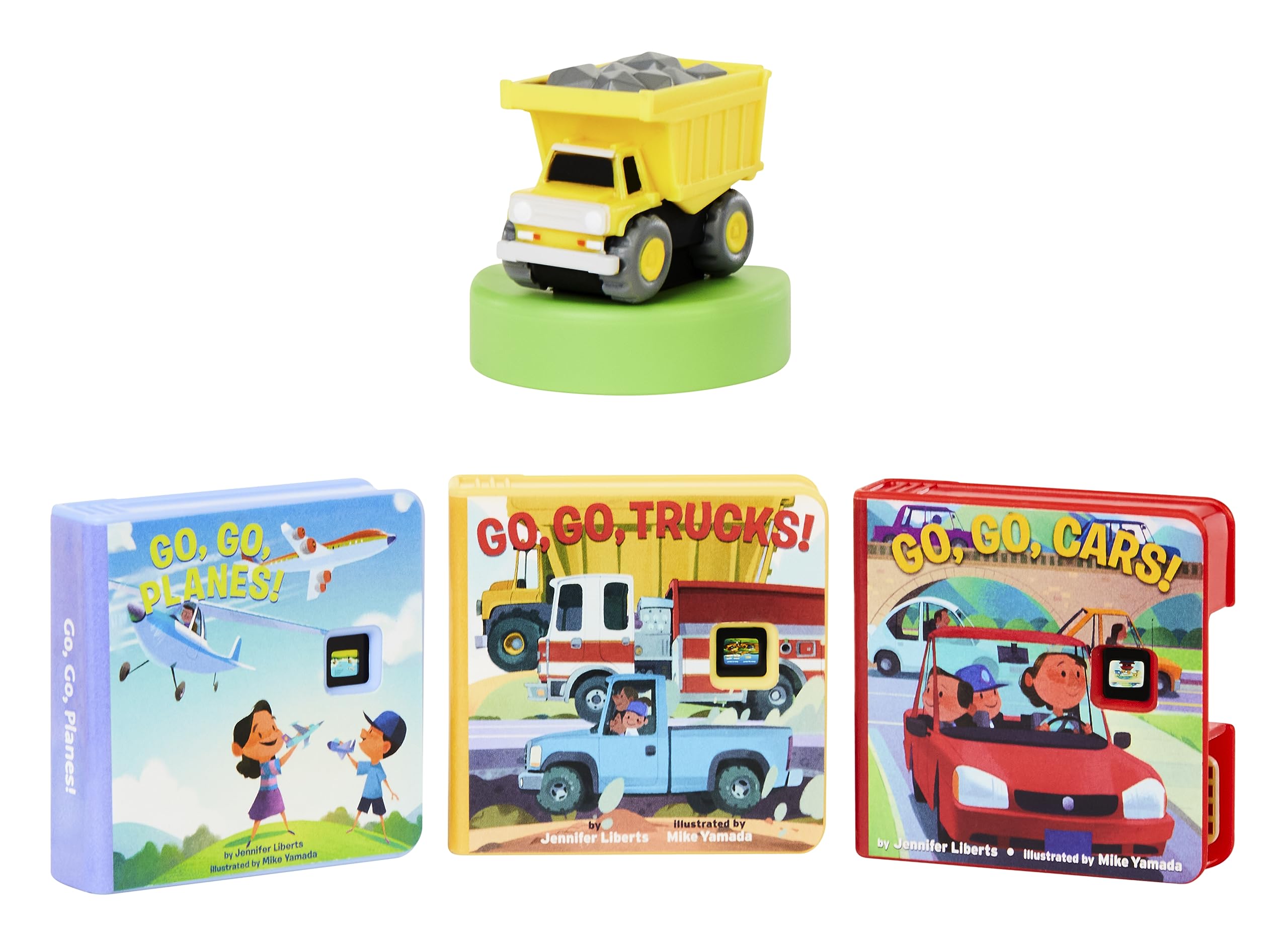 Little Tikes Story Dream Machine Go, Go, Vehicles Story Collection, Storytime, Books, Trucks, Random House, Audio Play Character, Gift and Toy for Toddlers and Kids Girls Boys Ages 3+ Years