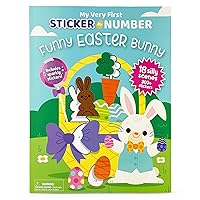 Funny Easter Bunny - My Very First Sticker by Number Activity Book for Kids, Includes Pull-Out Pages and 300 Stickers, Toddlers and Kids Funny Easter Bunny - My Very First Sticker by Number Activity Book for Kids, Includes Pull-Out Pages and 300 Stickers, Toddlers and Kids Paperback