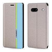 for Google Pixel 8A Case, Fashion Multicolor Magnetic Closure Leather Flip Case Cover with Card Holder for Google Pixel 8A