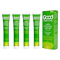 Good Clean Love Restore Moisturizing Vaginal Gel, pH-Balanced, Water-Based with Aloe Vera & Lactic Acid, Reduces Dryness, Discomfort & Odor for Women, 2 Oz (4-Pack)