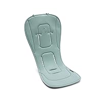 Dual Comfort Seat Liner Fully Reversible to Regulate Body Temperature, Compatible with All Bugaboo Strollers-Pine Green