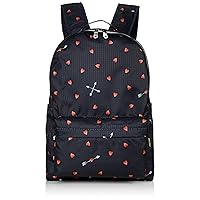 Hapitas HAP0112 399 Backpack, Carry-On Available, Wide Variety of Patterns, Heart Navy
