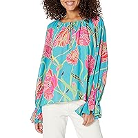 Trina Turk Women's Floral Belted Tunic