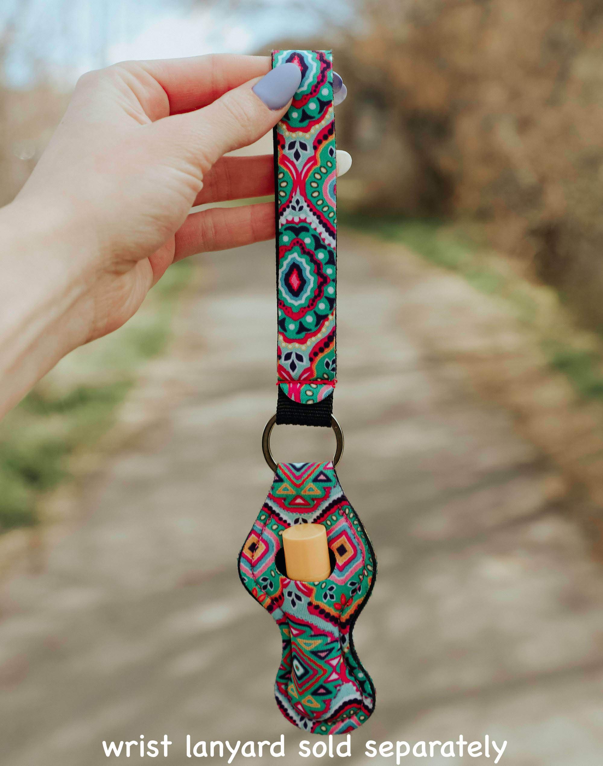 ZARIO The Original Chapstick Holder Keychain, Cute Keychains for Lip Balm Holder (Multicolor 6 Pack)