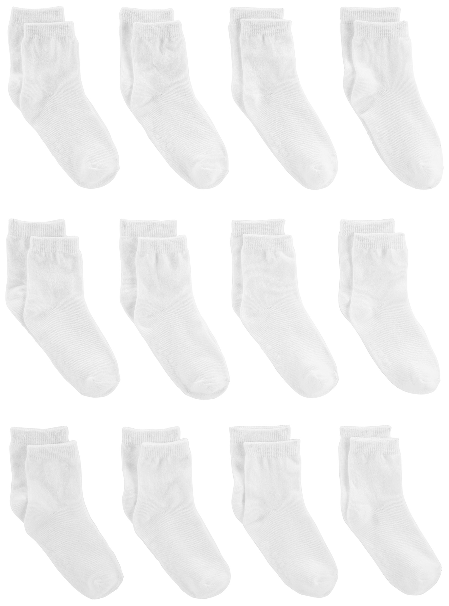 Simple Joys by Carter's Unisex Toddlers and Babies' Crew Socks, Pack of 12