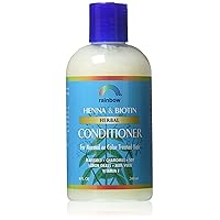 Rainbow Research Henna & Biotin Herbal Conditioner for Normal or Color Treated Hair - 8 Oz