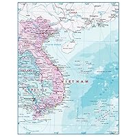 Laminated 24x31 Poster: Map of Vietnam