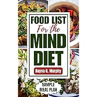 FOOD LIST FOR THE MIND DIET: A Complete Guide and Recipes to Enhance Brain Health, Prevent Dementia, and Alzheimer’s FOOD LIST FOR THE MIND DIET: A Complete Guide and Recipes to Enhance Brain Health, Prevent Dementia, and Alzheimer’s Kindle Paperback