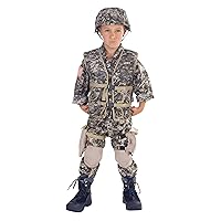 UNDERWRAPS Children's Army Ranger Costume - Deluxe