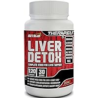 Liver Detox - L-Glutathione Reduced with Milk Thistle Extract & N-Acetyl Cysteine - 30 Servings