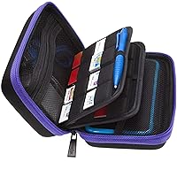 ButterFox Carry Case For Nintendo 3DS XL and 2DS XL + Large Stylus and 24 Game Cartridge Holders - Black