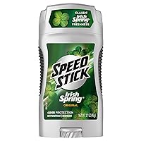 Speed Stick Men's Antiperspirant and Deodorant, Irish Spring Original, 2.7 Ounce
