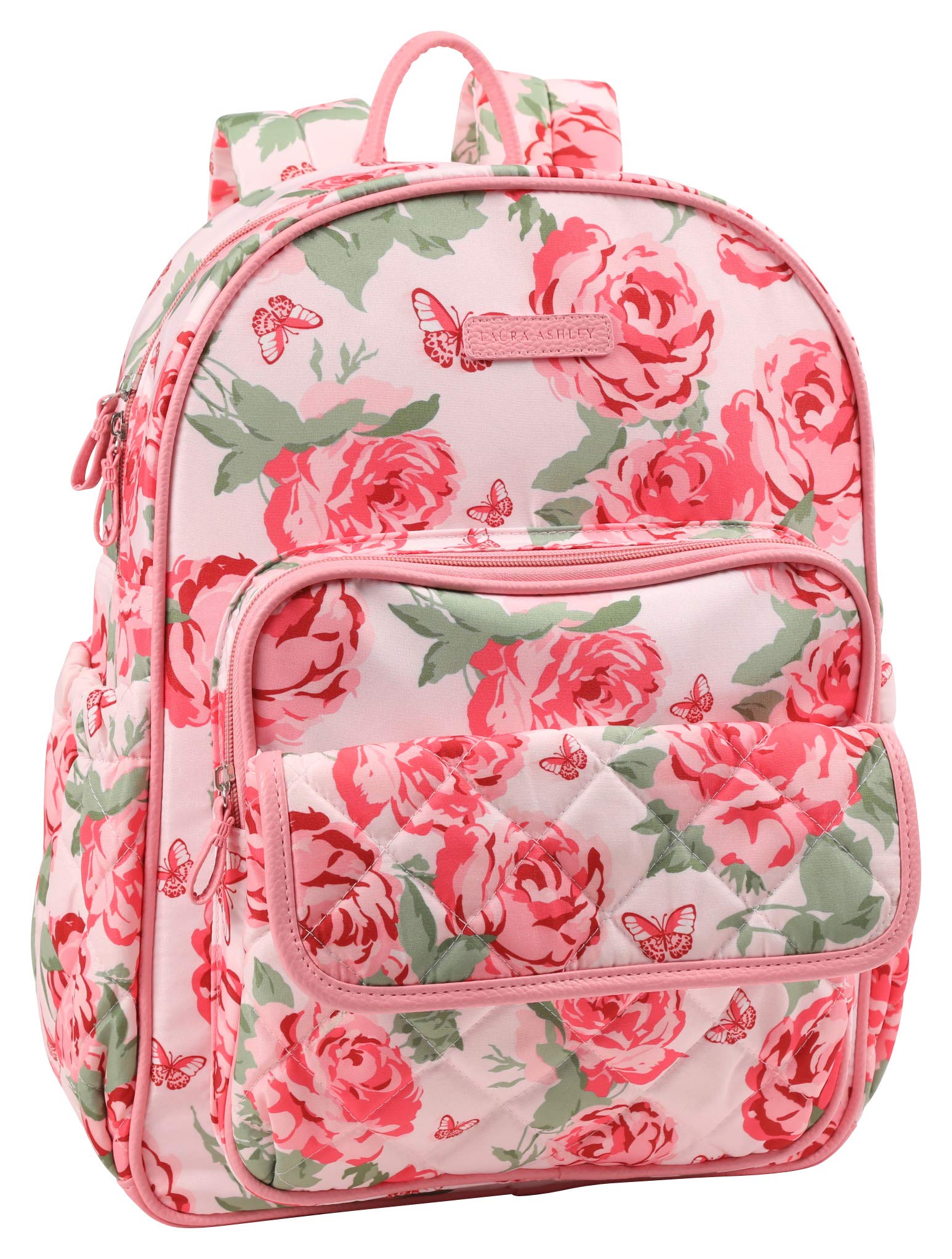 Laura Ashley Backpack Diaper Bag, London Rose Print