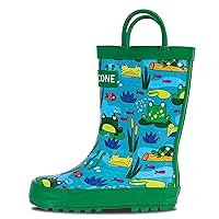 Lone Cone Elementary Collection - Premium Natural Rubber Rain Boots with Matte Finish for Toddlers and Kids