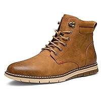 Vostey Boots for Men Casual Dress Boots Fashion Waterproof Men's Motorcycle Boots