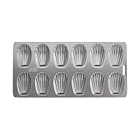 Chicago Metallic Professional 12-Cup Non-Stick Madeleine Pan, 15.75-Inch-by-7.75-Inch