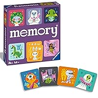 Ravensburger Cute Monsters Memory Game for Boys & Girls Age 3 & Up! - A Fun and Fast Monster Matching Game