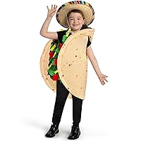 Spooktacular Creations Kids Taco Costume, Unisex One-Piece Costume for Boys, Girls Halloween Dress up, Role-Playing and Costume parties-STND