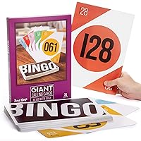 Giant Bingo Calling Cards 11.75 x 8.25 Inches - Play Bingo Without Balls or Cage!