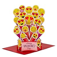Hallmark Paper Wonder Pop Up Musical Valentines Day Card (Emojis, Plays You Make My Dreams)