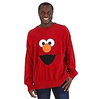 Sesame Street Characters Sweaters for Adults | Elmo Sweater, Cookie Monster Sweater, Bert & Ernie Sweaters