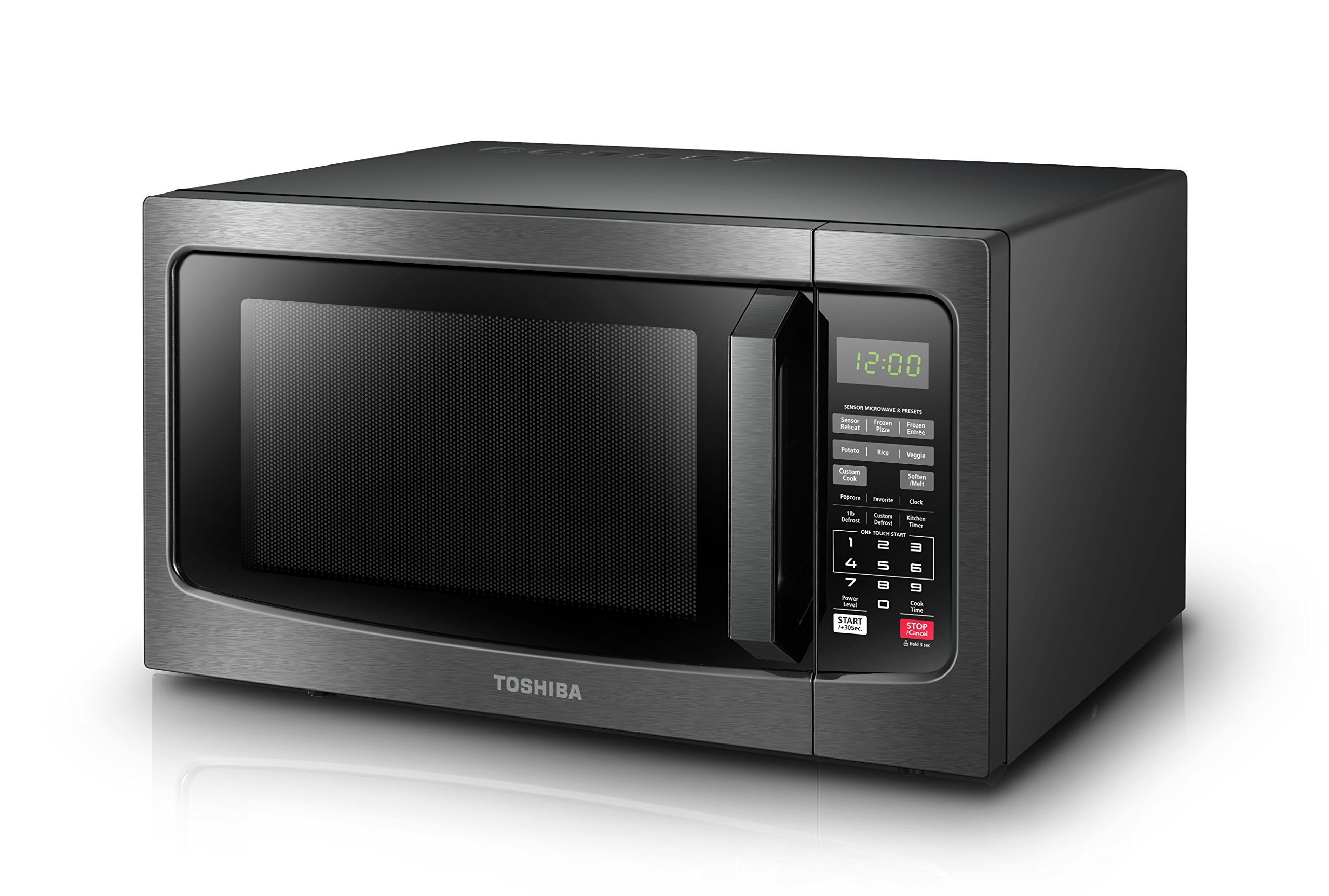 TOSHIBA EM131A5C-BS Countertop Microwave Ovens 1.2 Cu Ft, 12.4
