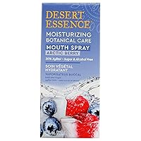 Desert Essence Moisturizing Artic Berry Botanical Care Mouth Spray, Plant Based, 0.9 Fluid Ounce (Pack of 1)