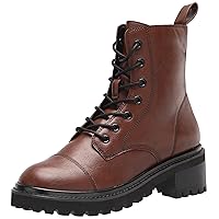 The Drop Women's Sparta Chunky Sole Lace-Up Combat Boot