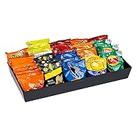 Mind Reader Snack Tray, Countertop Organizer, Snack Tray, Condiment Holder, Breakroom, Kitchen, 24