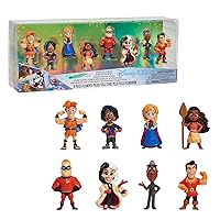 Disney100 Years of Relentless Pursuit, Limited Edition 8-piece Figure Set, Kids Toys for Ages 3 Up by Just Play